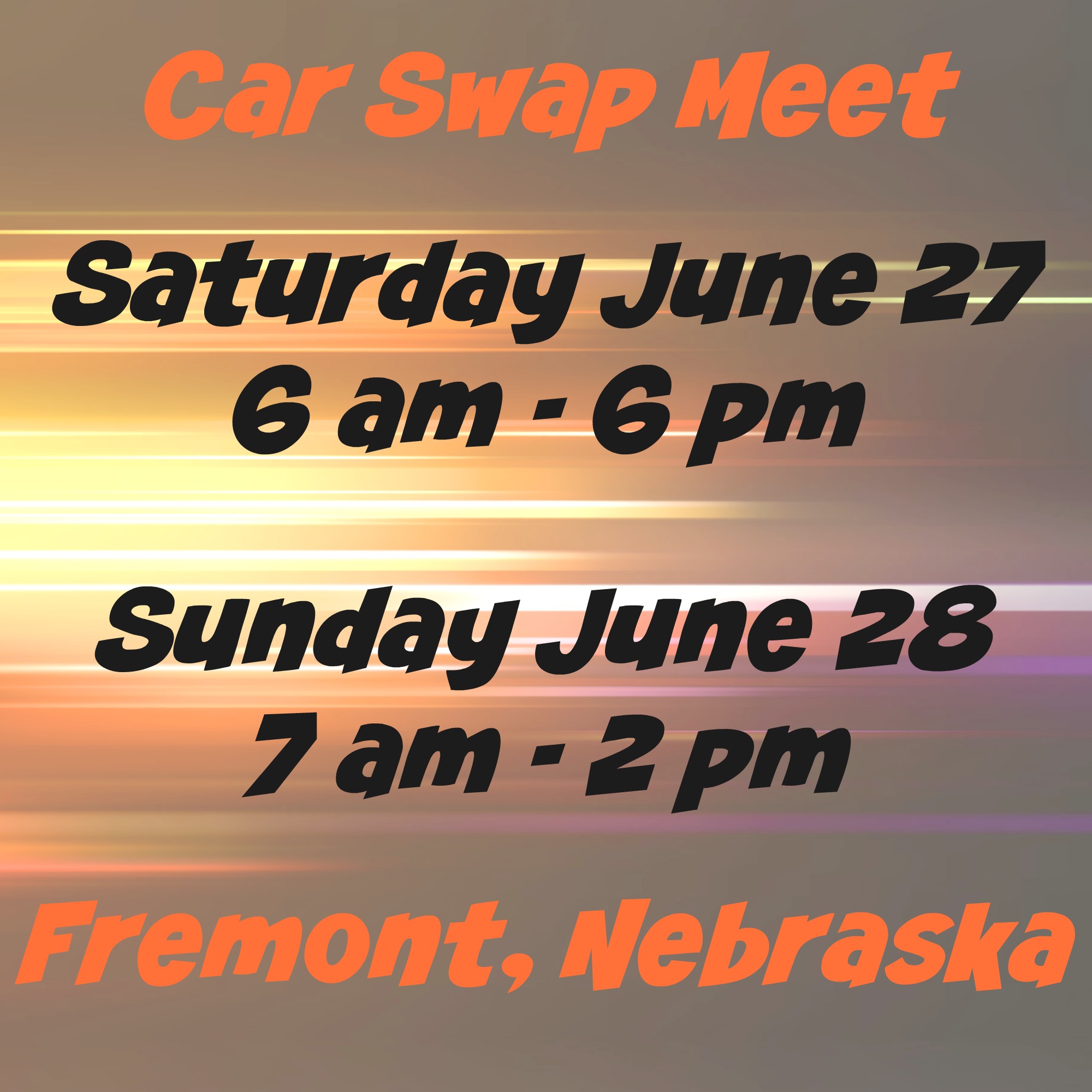 Fremont Car Swap Meet